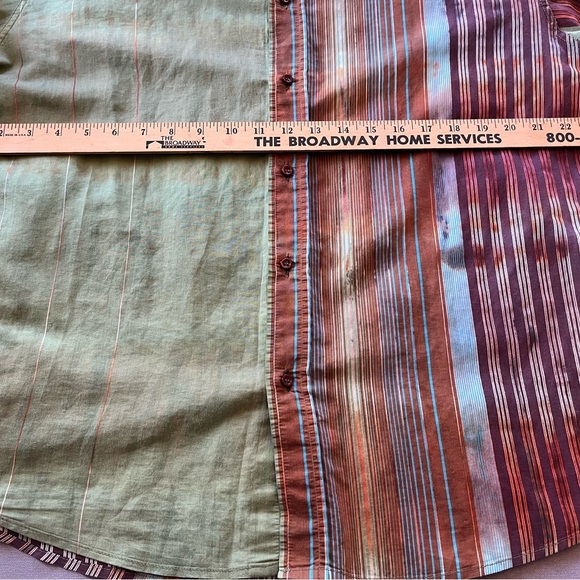 Yashi Yamamuri Terzo Millenneo Men’s Cotton Blend Button Up L/S Collared Shirt L - Picture 7 of 10